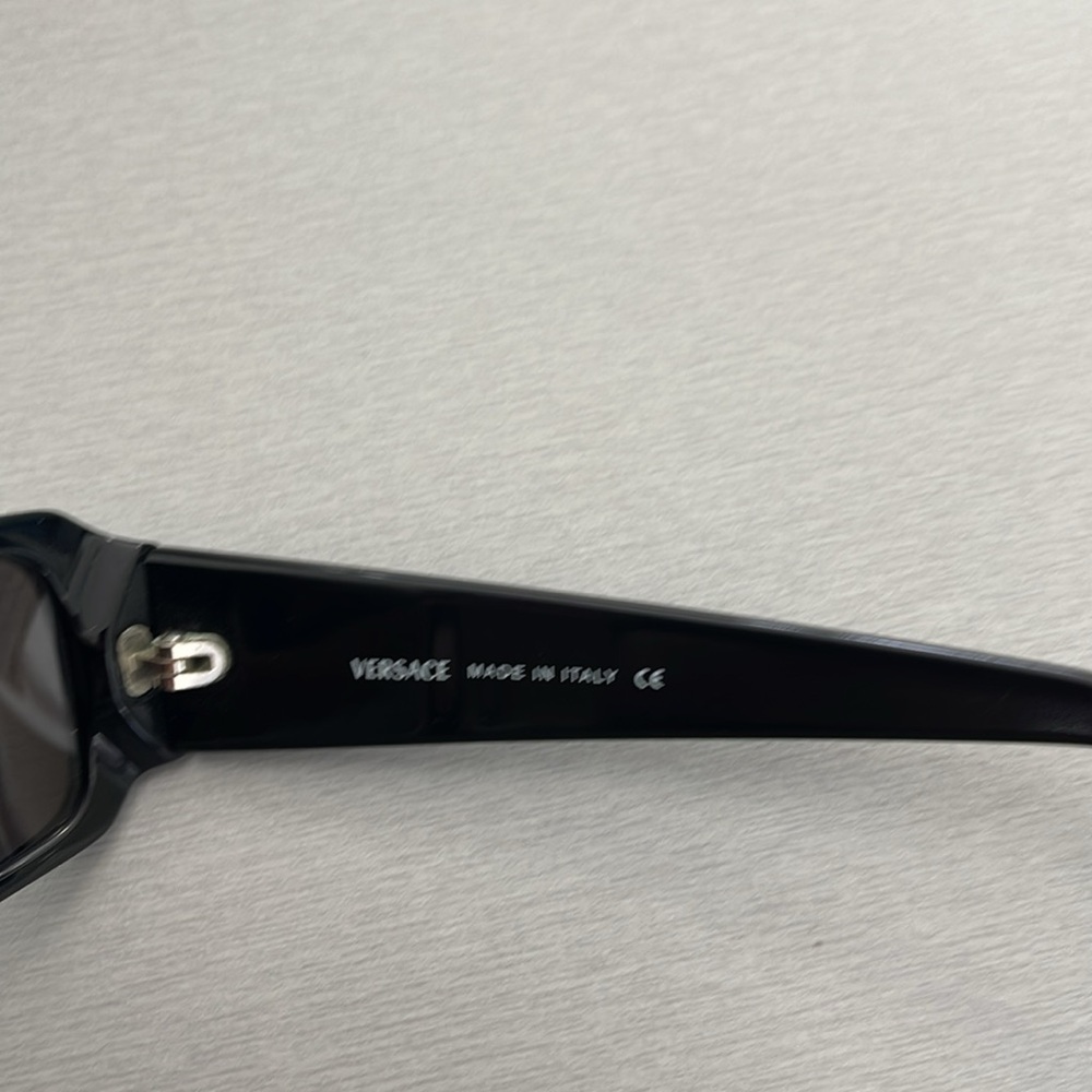 Versace sunglasses. Black with rhinestones. One size. With case - Picture 8 of 8